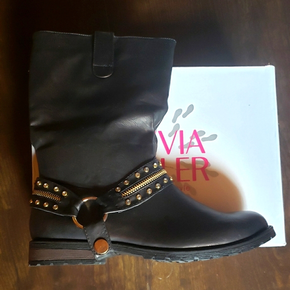 New Olivia Miller Audubon Women's Motorcycle Boot - Picture 1 of 2